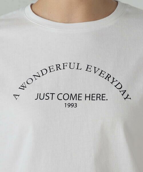 COMME CA ISM / コムサイズム カットソー | ロゴ Tシャツ | 詳細10