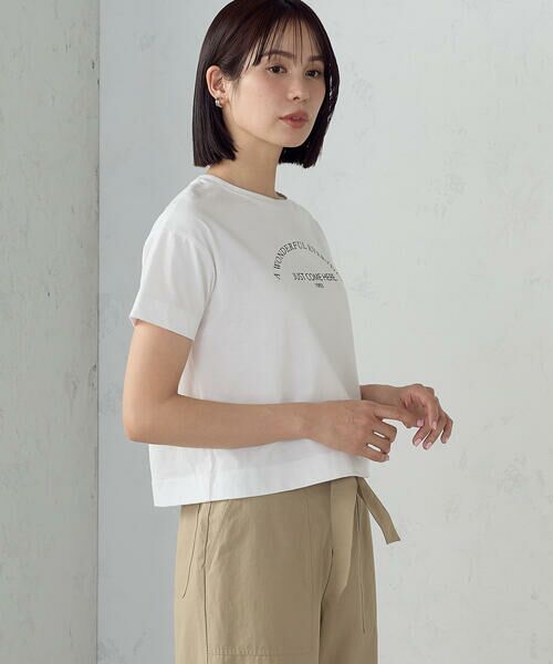 COMME CA ISM / コムサイズム カットソー | ロゴ Tシャツ | 詳細3