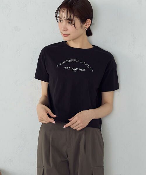 COMME CA ISM / コムサイズム カットソー | ロゴ Tシャツ | 詳細15