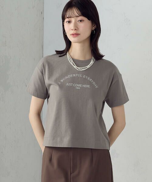 COMME CA ISM / コムサイズム カットソー | ロゴ Tシャツ | 詳細19