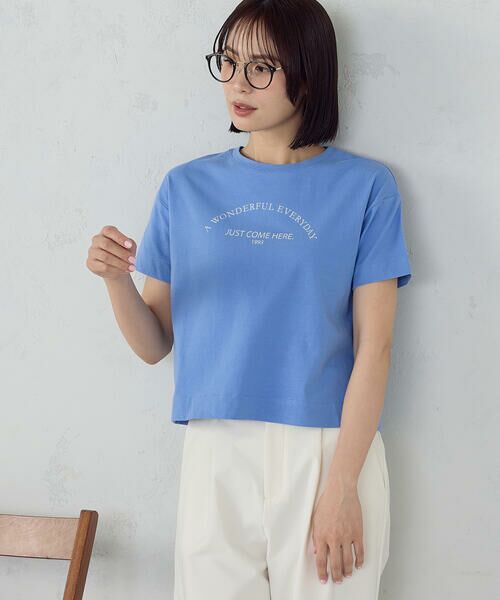 COMME CA ISM / コムサイズム カットソー | ロゴ Tシャツ | 詳細23