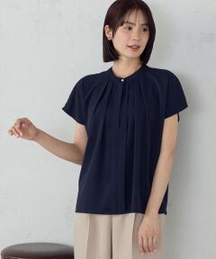 COMME CA ISM / コムサイズム シャツ・ブラウス | ２WAYフレンチスリーブタックブラウス