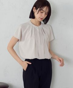 COMME CA ISM / コムサイズム シャツ・ブラウス | ２WAYフレンチスリーブタックブラウス