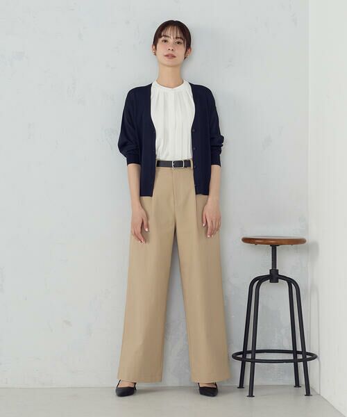 COMME CA ISM / コムサイズム シャツ・ブラウス | ２WAYフレンチスリーブタックブラウス | 詳細1