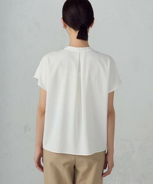 COMME CA ISM / コムサイズム シャツ・ブラウス | ２WAYフレンチスリーブタックブラウス | 詳細7