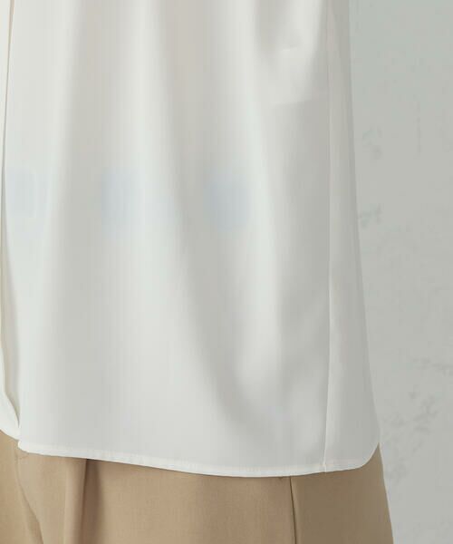 COMME CA ISM / コムサイズム シャツ・ブラウス | ２WAYフレンチスリーブタックブラウス | 詳細11