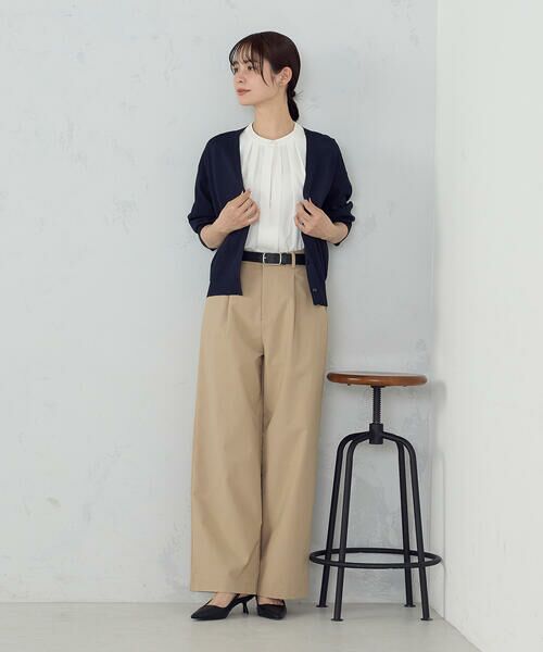 COMME CA ISM / コムサイズム シャツ・ブラウス | ２WAYフレンチスリーブタックブラウス | 詳細2