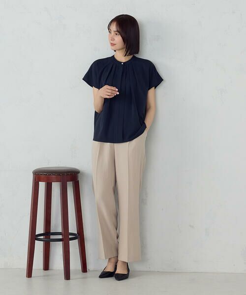 COMME CA ISM / コムサイズム シャツ・ブラウス | ２WAYフレンチスリーブタックブラウス | 詳細13