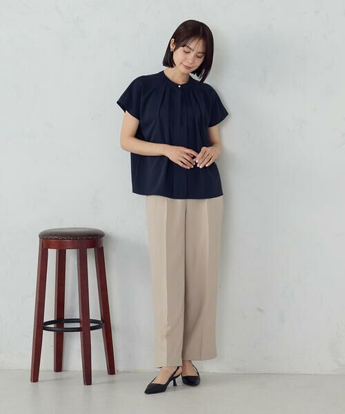 COMME CA ISM / コムサイズム シャツ・ブラウス | ２WAYフレンチスリーブタックブラウス | 詳細14