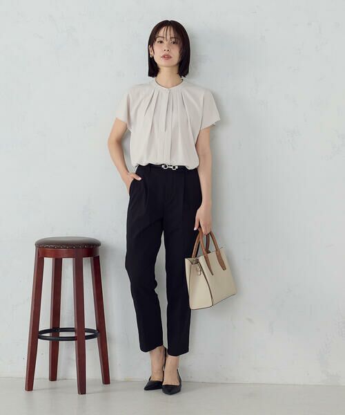 COMME CA ISM / コムサイズム シャツ・ブラウス | ２WAYフレンチスリーブタックブラウス | 詳細17