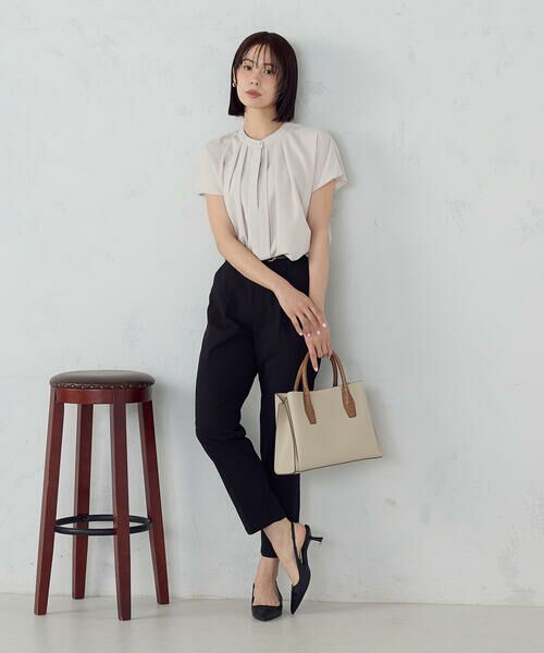 COMME CA ISM / コムサイズム シャツ・ブラウス | ２WAYフレンチスリーブタックブラウス | 詳細18