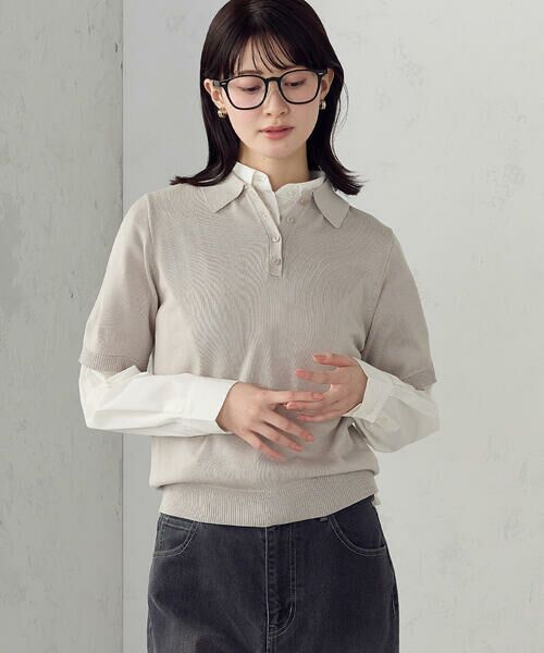 COMME CA ISM / コムサイズム ニット・セーター | ニットポロ | 詳細18