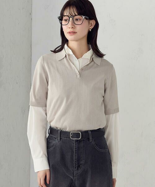 COMME CA ISM / コムサイズム ニット・セーター | ニットポロ | 詳細19