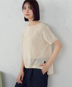 COMME CA ISM / コムサイズム ニット・セーター | 日本製ホールガーメント 和紙ニット