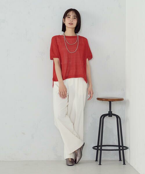 COMME CA ISM / コムサイズム ニット・セーター | 日本製ホールガーメント 和紙ニット | 詳細5