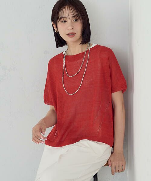 COMME CA ISM / コムサイズム ニット・セーター | 日本製ホールガーメント 和紙ニット | 詳細7