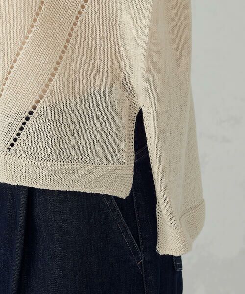 COMME CA ISM / コムサイズム ニット・セーター | 日本製ホールガーメント 和紙ニット | 詳細17