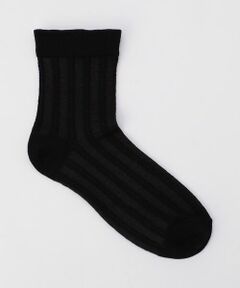 COMME CA ISM / コムサイズム ソックス | ケーブル編み ロークルーソックス