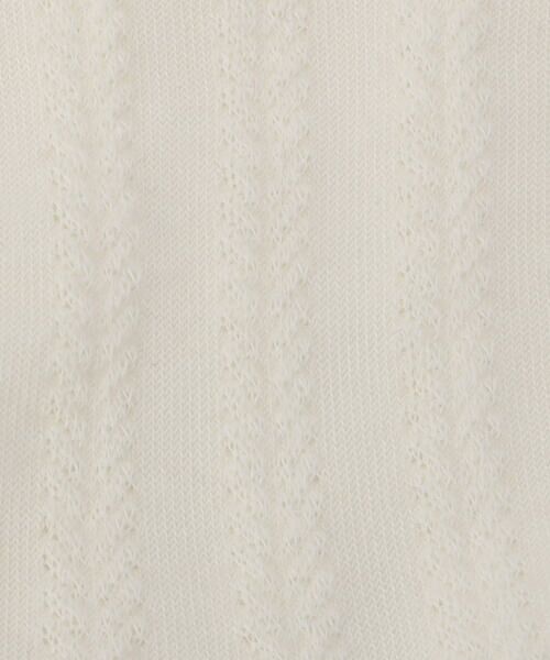 COMME CA ISM / コムサイズム ソックス | ケーブル編み ロークルーソックス | 詳細2