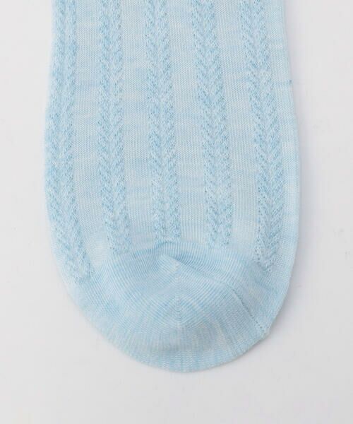 COMME CA ISM / コムサイズム ソックス | ケーブル編み ロークルーソックス | 詳細6