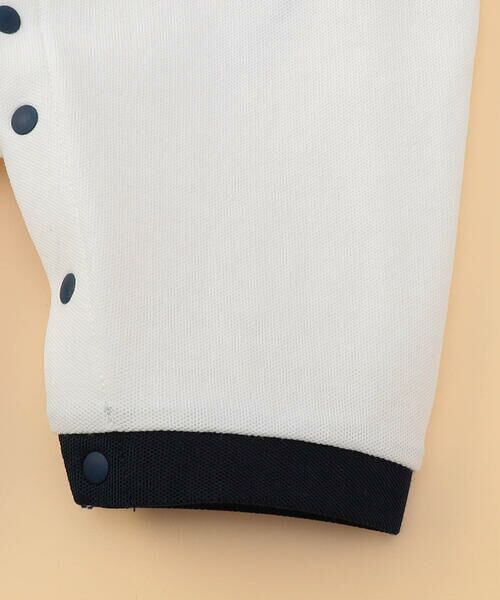 COMME CA ISM / コムサイズム ロンパース | 鹿の子ポロ襟 おしりパッチ ツーウェイオール | 詳細5