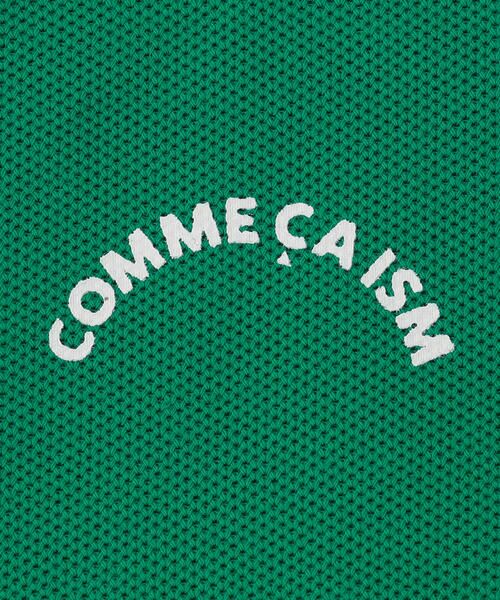 COMME CA ISM / コムサイズム ロンパース | 鹿の子ポロ襟 おしりパッチ ツーウェイオール | 詳細11