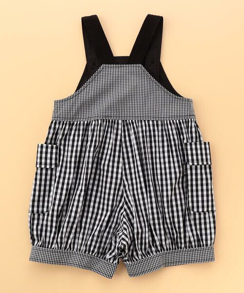 COMME CA ISM / コムサイズム ロンパース | ギンガムチェック ロンパース(男の子) | 詳細1