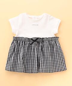 COMME CA ISM / コムサイズム ロンパース | ギンガムチェック ロンパース(女の子)