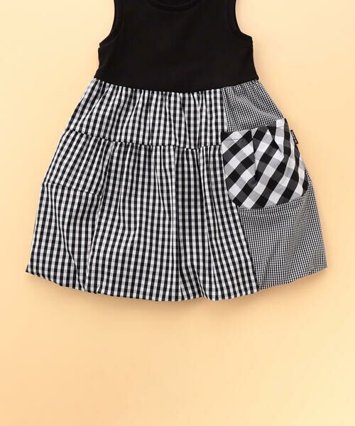 COMME CA ISM / コムサイズム ロング・マキシ丈ワンピース | ギンガムチェックバルーン ワンピース(ベビーサイズ) | 詳細6
