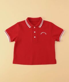 COMME CA ISM / コムサイズム ポロシャツ | 鹿の子ライン入り ポロシャツ(ベビーサイズ)