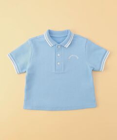 COMME CA ISM / コムサイズム ポロシャツ | 鹿の子ライン入り ポロシャツ(ベビーサイズ)