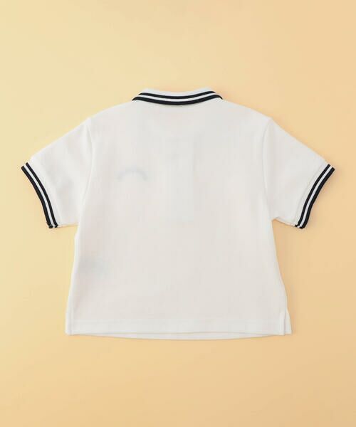 COMME CA ISM / コムサイズム ポロシャツ | 鹿の子ライン入り ポロシャツ(ベビーサイズ) | 詳細1