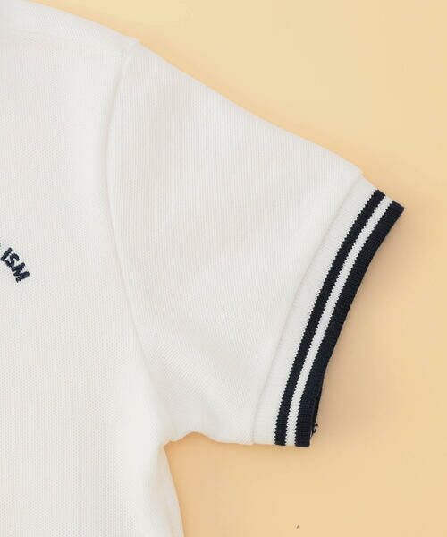COMME CA ISM / コムサイズム ポロシャツ | 鹿の子ライン入り ポロシャツ(ベビーサイズ) | 詳細4