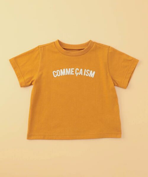 COMME CA ISM / コムサイズム Tシャツ | にっぽんの色 半袖Tシャツ(ベビーサイズ)（琥珀色(オレンジ)）