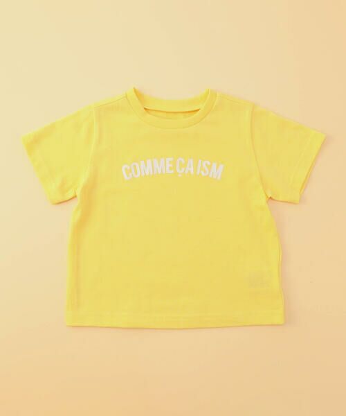 COMME CA ISM / コムサイズム Tシャツ | にっぽんの色 半袖Tシャツ(ベビーサイズ)（鳥の子色(イエロー)）