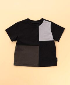 COMME CA ISM / コムサイズム Tシャツ | ブロッキング 半袖 Tシャツ(ベビーサイズ)