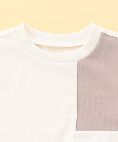 COMME CA ISM / コムサイズム Tシャツ | ブロッキング 半袖 Tシャツ(ベビーサイズ) | 詳細2