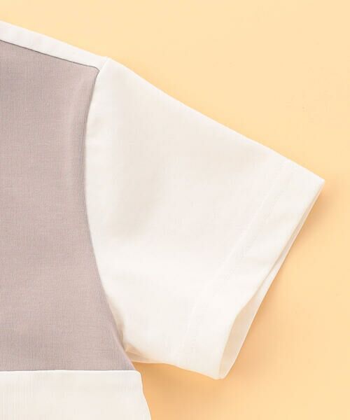 COMME CA ISM / コムサイズム Tシャツ | ブロッキング 半袖 Tシャツ(ベビーサイズ) | 詳細3