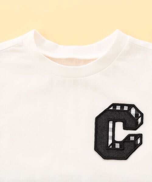 COMME CA ISM / コムサイズム Tシャツ | ギンガムチェック 切り替え 半袖Tシャツ(ベビーサイズ) | 詳細2