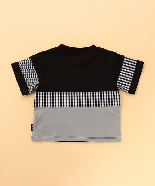 COMME CA ISM / コムサイズム Tシャツ | ギンガムチェック 切り替え 半袖Tシャツ(ベビーサイズ) | 詳細8