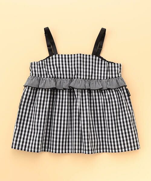 COMME CA ISM / コムサイズム Tシャツ | ギンガムチェック キャミソールセットTシャツ(ベビーサイズ) | 詳細2