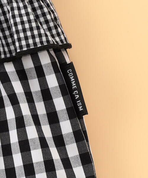 COMME CA ISM / コムサイズム Tシャツ | ギンガムチェック キャミソールセットTシャツ(ベビーサイズ) | 詳細7