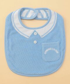 COMME CA ISM / コムサイズム スタイ・ビブ | 【リバーシブル】パイル×ボーダー スタイ