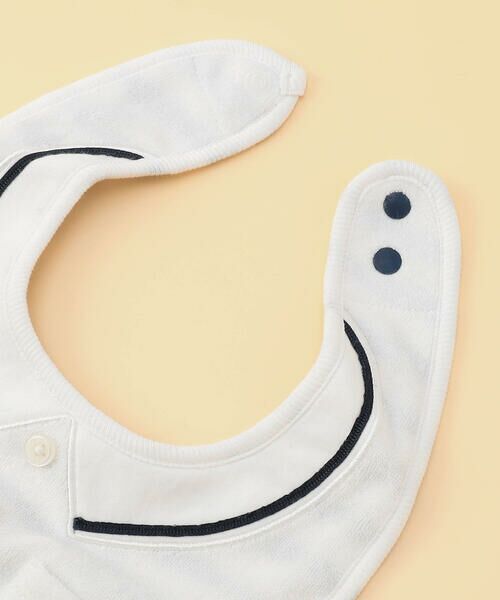 COMME CA ISM / コムサイズム スタイ・ビブ | 【リバーシブル】パイル×ボーダー スタイ | 詳細4