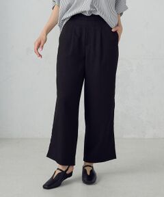 COMME CA ISM / コムサイズム その他パンツ | 【美しいベーシックパンツ】麻調 ワイドパンツ