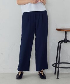 COMME CA ISM / コムサイズム その他パンツ | 【美しいベーシックパンツ】麻調 ワイドパンツ