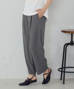 COMME CA ISM / コムサイズム その他パンツ | 【美しいベーシックパンツ】麻調 ワイドパンツ