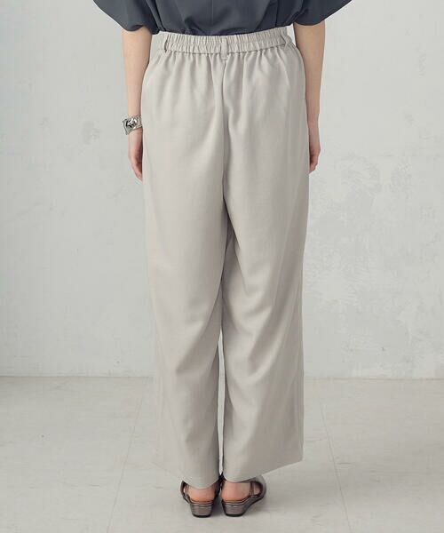 COMME CA ISM / コムサイズム その他パンツ | 【美しいベーシックパンツ】麻調 ワイドパンツ | 詳細6