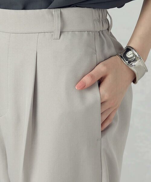 COMME CA ISM / コムサイズム その他パンツ | 【美しいベーシックパンツ】麻調 ワイドパンツ | 詳細8