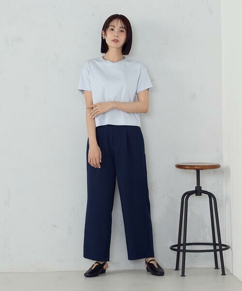 COMME CA ISM / コムサイズム その他パンツ | 【美しいベーシックパンツ】麻調 ワイドパンツ | 詳細16